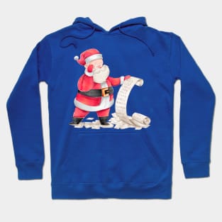 Santa Claus TO DO LIST Hoodie